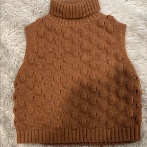 Astr Warm Tan Knit Sweater